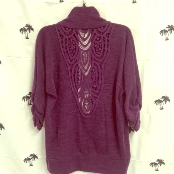 Timing Purple Cardigan Sweater - Picture 3 of 7